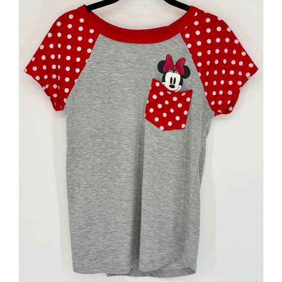 Disney Minnie Mouse in Pocket Tee T-Shirt Size M (7-9) - Picture 1 of 4